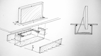 iMac table mod